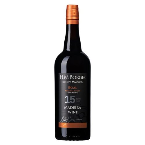 Vinho da Madeira H. M. Borges Boal 15 Anos